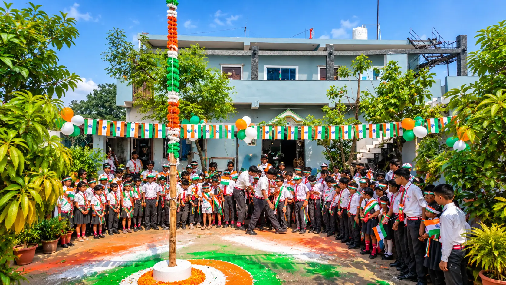 flag celebration